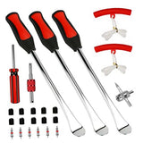 Maxbell Tire Levers Spoon Set Changer Removal Tool for Auto Car Tire Lawn Mower
