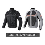 Maxbell Motorcycle Jacket Water Resistant for Motorbike Riding Men Women Summer Black S