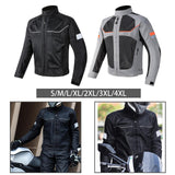 Maxbell Motorcycle Jacket Water Resistant for Motorbike Riding Men Women Summer Black S