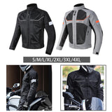 Maxbell Motorcycle Jacket Water Resistant for Motorbike Riding Men Women Summer Black S