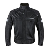 Maxbell Motorcycle Jacket Water Resistant for Motorbike Riding Men Women Summer Black S