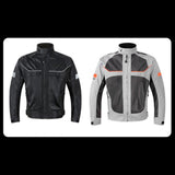 Maxbell Motorcycle Jacket Water Resistant for Motorbike Riding Men Women Summer Black S