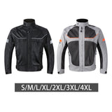 Maxbell Motorcycle Jacket Water Resistant for Motorbike Riding Men Women Summer Black S