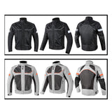 Maxbell Motorcycle Jacket Water Resistant for Motorbike Riding Men Women Summer Black 3XL