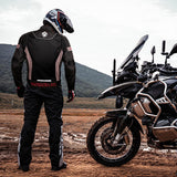 Maxbell Motorcycle Riding Jacket with Armor Lightweight Comfortable Motocross Jacket Black XXXL