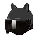 Maxbell Motorcycle Helmet with Visor Breathable Comfortable to Wear Motorbike Helmet Black