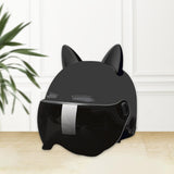 Maxbell Motorcycle Helmet with Visor Breathable Comfortable to Wear Motorbike Helmet Black