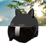 Maxbell Motorcycle Helmet with Visor Breathable Comfortable to Wear Motorbike Helmet Black