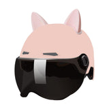 Maxbell Motorcycle Helmet with Visor Breathable Comfortable to Wear Motorbike Helmet Pink