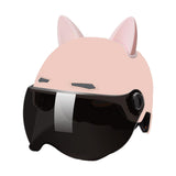 Maxbell Motorcycle Helmet with Visor Breathable Comfortable to Wear Motorbike Helmet Pink