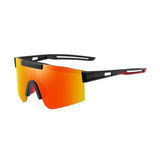 Maxbell Sport Polarized Sunglasses Cycling Glasses for Running Climbing Cycling  Black Orange
