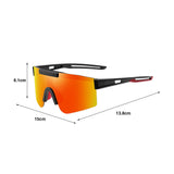 Maxbell Sport Polarized Sunglasses Cycling Glasses for Running Climbing Cycling  Black Orange