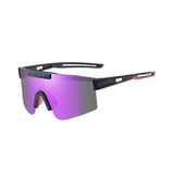 Maxbell Sport Polarized Sunglasses Cycling Glasses for Running Climbing Cycling Black Purple