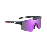 Maxbell Sport Polarized Sunglasses Cycling Glasses for Running Climbing Cycling Black Purple