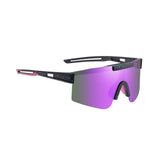 Maxbell Sport Polarized Sunglasses Cycling Glasses for Running Climbing Cycling Black Purple
