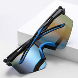 Maxbell Sport Polarized Sunglasses Cycling Glasses for Running Climbing Cycling  White Blue