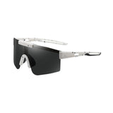 Maxbell Sport Polarized Sunglasses Cycling Glasses for Running Climbing Cycling White Black