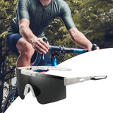 Maxbell Sport Polarized Sunglasses Cycling Glasses for Running Climbing Cycling White Black
