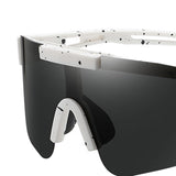 Maxbell Sport Polarized Sunglasses Cycling Glasses for Running Climbing Cycling White Black