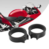 Maxbell 2x Motorcycle Handlebar Risers Assembly for Honda VFR800 43mm CBR1100XX Black