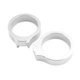 Maxbell 2x Motorcycle Handlebar Risers Assembly for Honda VFR800 43mm CBR1100XX silver