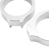 Maxbell 2x Motorcycle Handlebar Risers Assembly for Honda VFR800 43mm CBR1100XX silver