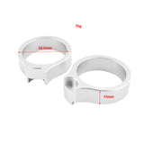 Maxbell 2x Motorcycle Handlebar Risers Assembly for Honda VFR800 43mm CBR1100XX silver