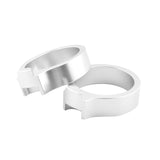 Maxbell 2x Motorcycle Handlebar Risers Assembly for Honda VFR800 43mm CBR1100XX silver