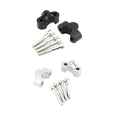 Maxbell 2 Pieces Motorcycle Handlebar Riser Clamp for Honda CB1100 RS CB1100 EX Black