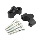 Maxbell 2 Pieces Motorcycle Handlebar Riser Clamp for Honda CB1100 RS CB1100 EX Black