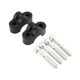 Maxbell 2 Pieces Motorcycle Handlebar Riser Clamp for Honda CB1100 RS CB1100 EX Black