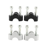 Maxbell 2 Pieces Motorcycle Handlebar Riser Clamp for Honda CB1100 RS CB1100 EX Black