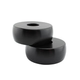 Maxbell 2Pcs Motorcycle Handlebar Risers for Harley Davidson Fxdl Dyna Lowrider Black