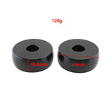 Maxbell 2Pcs Motorcycle Handlebar Risers for Harley Davidson Fxdl Dyna Lowrider Black