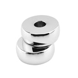 Maxbell 2Pcs Motorcycle Handlebar Risers for Harley Davidson Fxdl Dyna Lowrider Silver