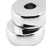 Maxbell 2Pcs Motorcycle Handlebar Risers for Harley Davidson Fxdl Dyna Lowrider Silver