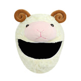 Maxbell Helmet Cover Sleeve for Full Face Helmets Motorbike Plush Funny Helmet Cover sheep