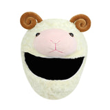 Maxbell Helmet Cover Sleeve for Full Face Helmets Motorbike Plush Funny Helmet Cover sheep