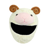 Maxbell Helmet Cover Sleeve for Full Face Helmets Motorbike Plush Funny Helmet Cover sheep