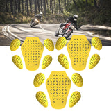Maxbell 5x Armor Pads Body Protector for Motorcycle Street Biker Jackets Riding S