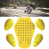 Maxbell 5x Armor Pads Body Protector for Motorcycle Street Biker Jackets Riding S