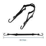 Maxbell Helmet Rope Elastic Strap 60cm Supplies Black Accessories for Motorbike