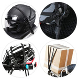 Maxbell Helmet Rope Elastic Strap 60cm Supplies Black Accessories for Motorbike