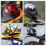 Maxbell Helmet Rope Elastic Strap 60cm Supplies Black Accessories for Motorbike