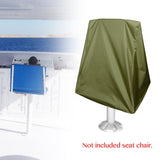 Maxbell Boat Seat Cover Outdoor Fishing Chair Cover Pontoon Chair Cover Oxford Cloth Green