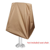 Maxbell Boat Seat Cover Outdoor Fishing Chair Cover Pontoon Chair Cover Oxford Cloth Gold