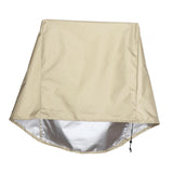 Maxbell Boat Seat Cover Outdoor Fishing Chair Cover Pontoon Chair Cover Oxford Cloth Beige Apricot