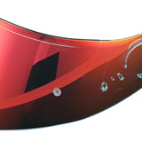 Maxbell Helmets Lens Visor Replacement Premium Helmets Cover Visor for Gt-air2 Red