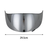 Maxbell Helmets Lens Visor Replacement Premium Helmets Cover Visor for Gt-air2 Silver