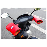 Maxbell Motorcycle Handlebar Gloves Winter Motorcycle Gloves for Electric Bikes Red